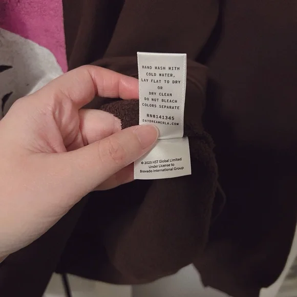 NWOT DAYDREAMER Elton John Heart Glasses BF Crew Coffee Quartz Sweatshirt Size M - Picture 8 of 13